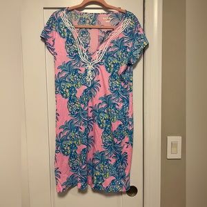 EUC size L Lilly Pulitzer cotton dress